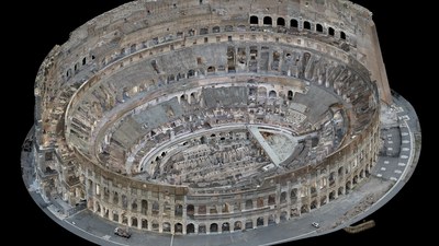 Completati il primo rilievo digitale integrato e la modellazione HBIM del Colosseo