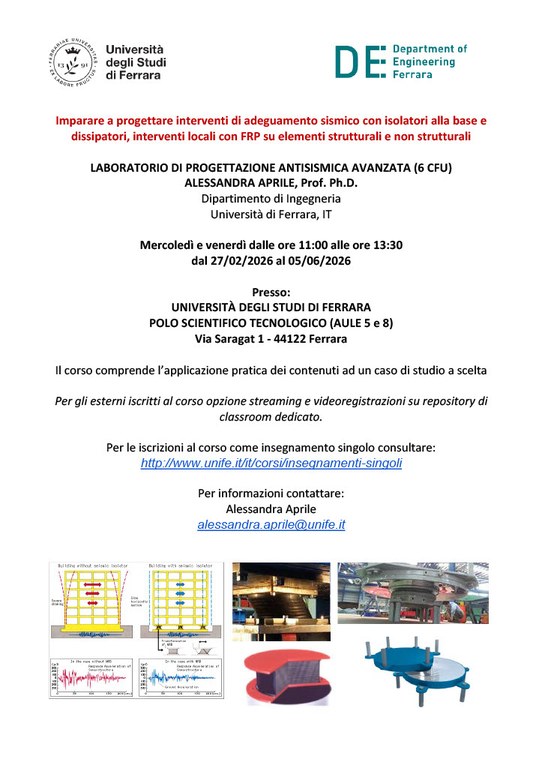 Lab. Progettazione Antisismica Avanzata_2026